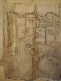 Sketch for panel 2